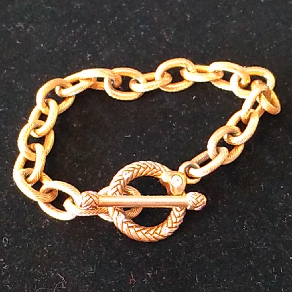 8 Inch Jay Strongwater Rhodes Toggle Bracelet
